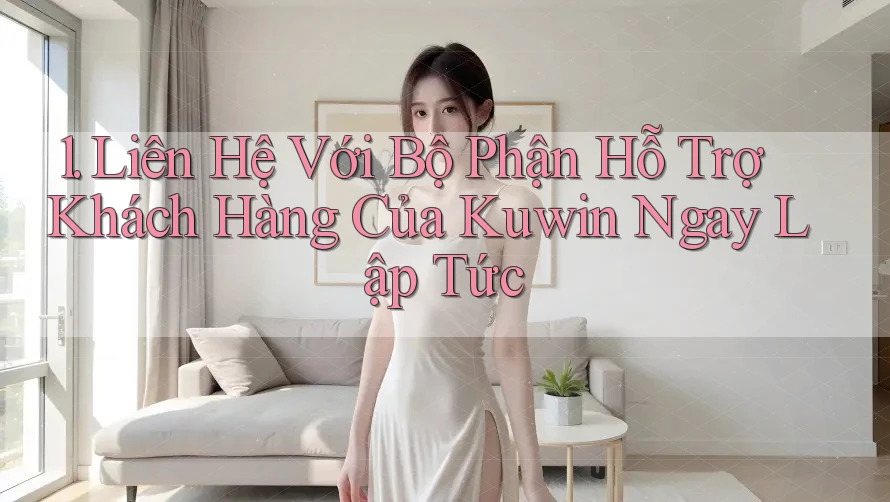1. Liên Hệ Với Bộ Phận Hỗ Trợ Khách Hàng Của Kuwin Ngay Lập Tức 1. Liên Hệ Với Bộ Phận Hỗ Trợ Khách Hàng Của Kuwin Ngay Lập Tức