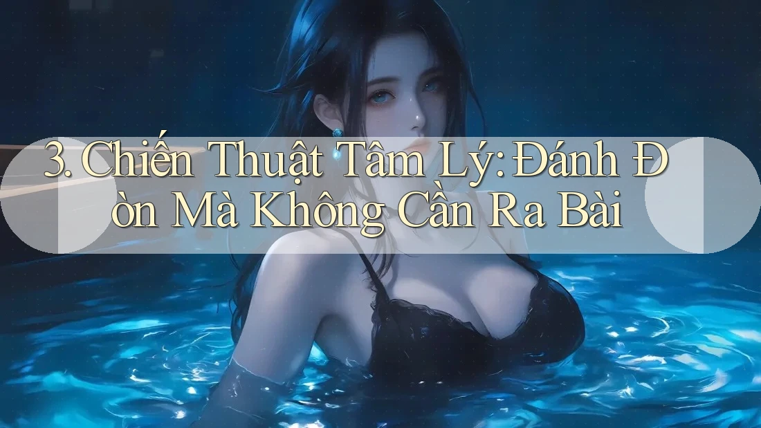 3. Chiến Thuật Tâm Lý: Đánh Đòn Mà Không Cần Ra Bài 3. Chiến Thuật Tâm Lý: Đánh Đòn Mà Không Cần Ra Bài