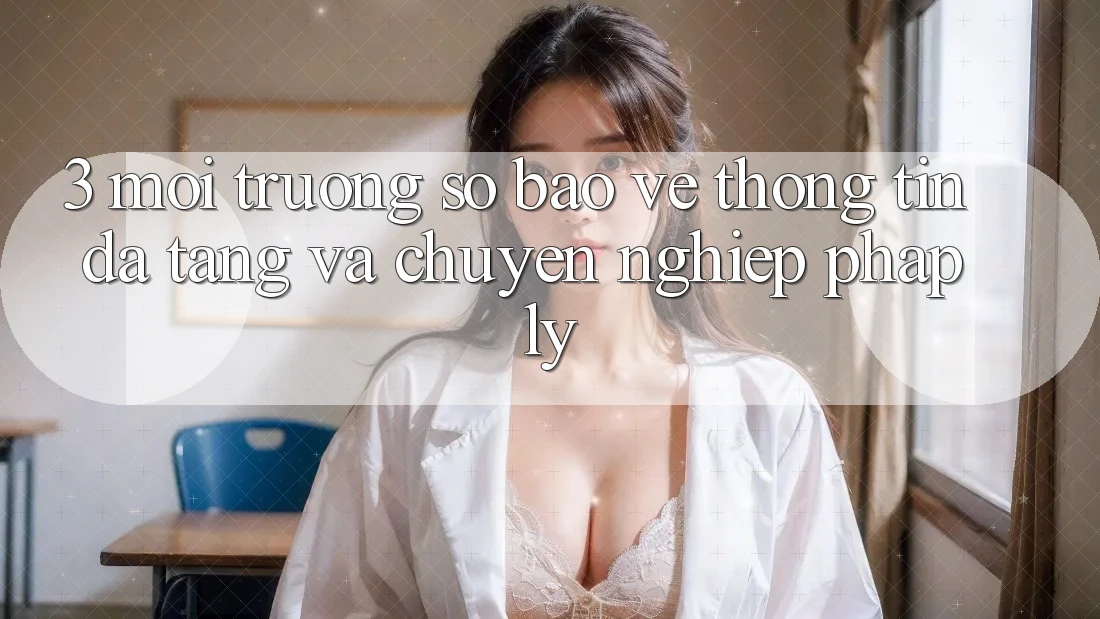 3. Môi trường số Bảo vệ thông tin Đa Tầng Và Chuyên nghiệp Pháp Lý