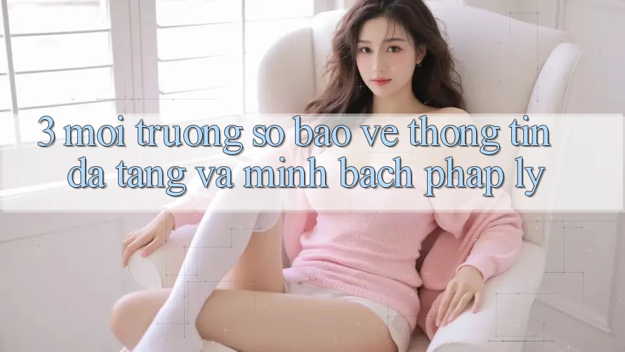 3. Môi trường số Bảo vệ thông tin Đa Tầng Và Minh Bạch Pháp Lý 3. Môi trường số Bảo vệ thông tin Đa Tầng Và Minh Bạch Pháp Lý
