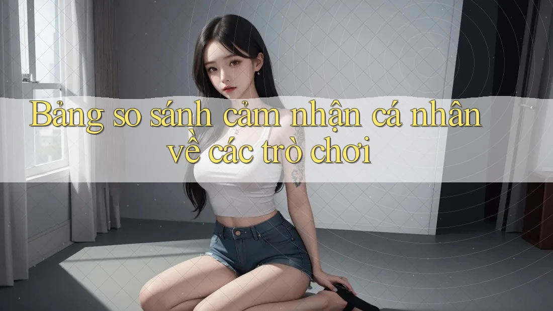 Bảng so sánh cảm nhận cá nhân về các trò chơi