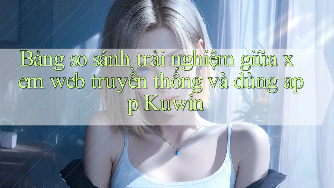 Bảng so sánh trải nghiệm giữa xem web truyền thống và dùng app Kuwin