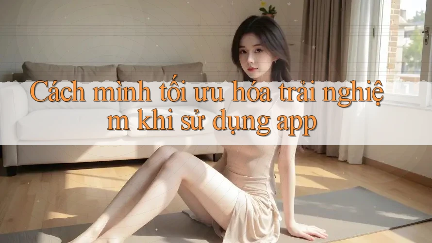Cách mình tối ưu hóa trải nghiệm khi sử dụng app Cách mình tối ưu hóa trải nghiệm khi sử dụng app