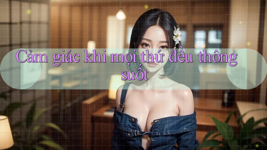 Cảm giác khi mọi thứ đều thông suốt Cảm giác khi mọi thứ đều thông suốt