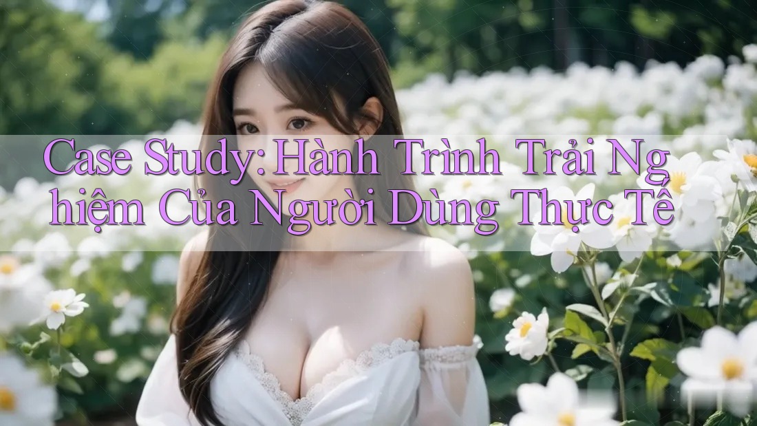 Case Study: Hành Trình Trải Nghiệm Của Người Dùng Thực Tế Case Study: Hành Trình Trải Nghiệm Của Người Dùng Thực Tế