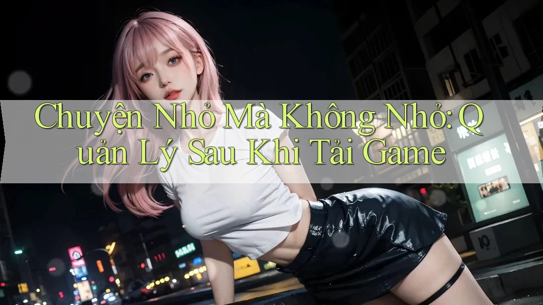 Chuyện Nhỏ Mà Không Nhỏ: Quản Lý Sau Khi Tải Game