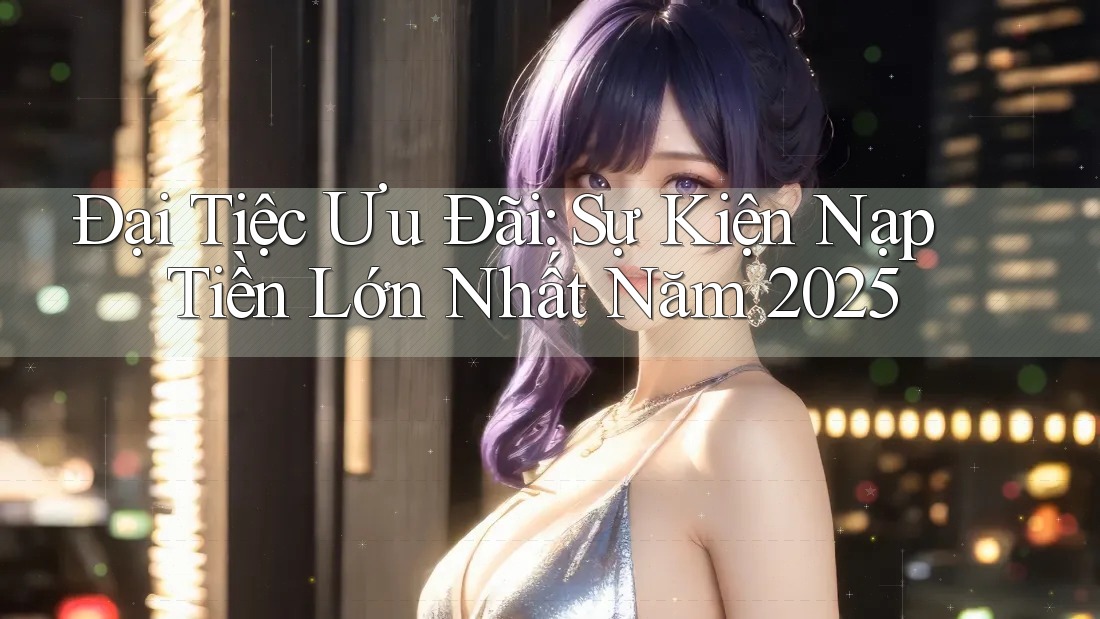 Đại Tiệc Ưu Đãi: Sự Kiện Nạp Tiền Lớn Nhất Năm 2025