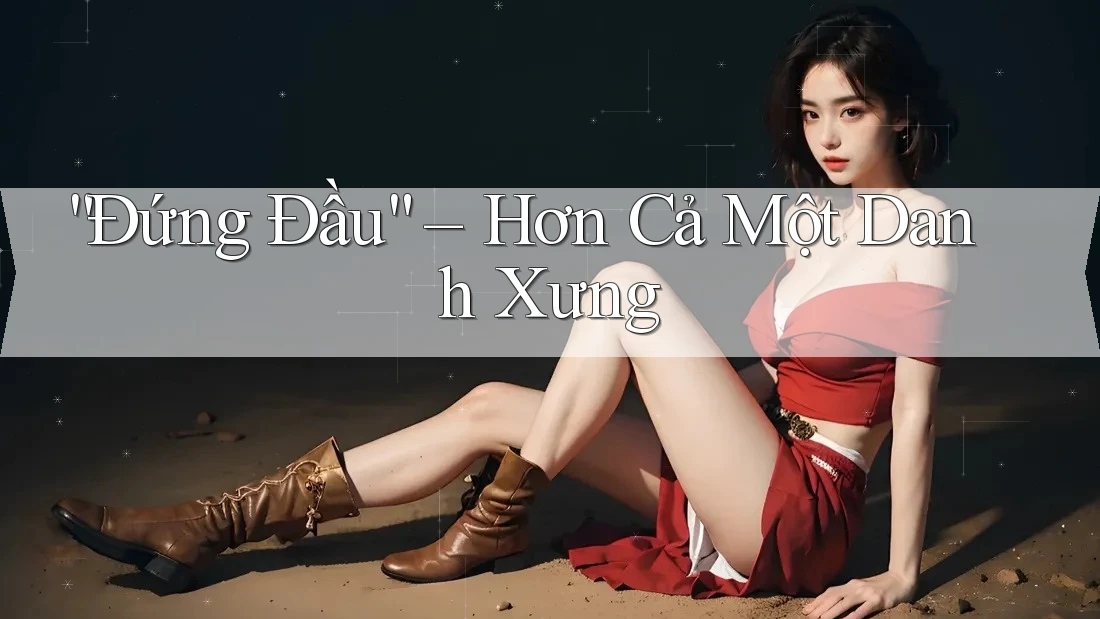 “Đứng Đầu” – Hơn Cả Một Danh Xưng “Đứng Đầu” – Hơn Cả Một Danh Xưng