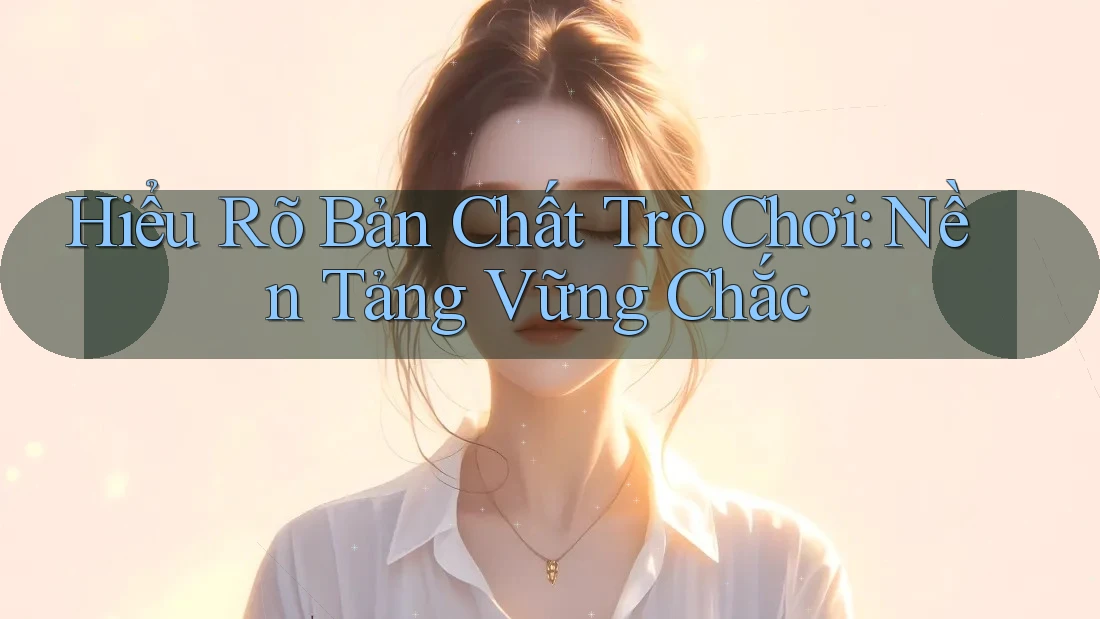 Hiểu Rõ Bản Chất Trò Chơi: Nền Tảng Vững Chắc Hiểu Rõ Bản Chất Trò Chơi: Nền Tảng Vững Chắc