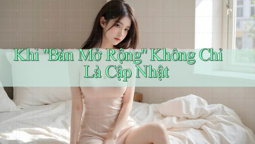 Khi “Bản Mở Rộng” Không Chỉ Là Cập Nhật Khi “Bản Mở Rộng” Không Chỉ Là Cập Nhật
