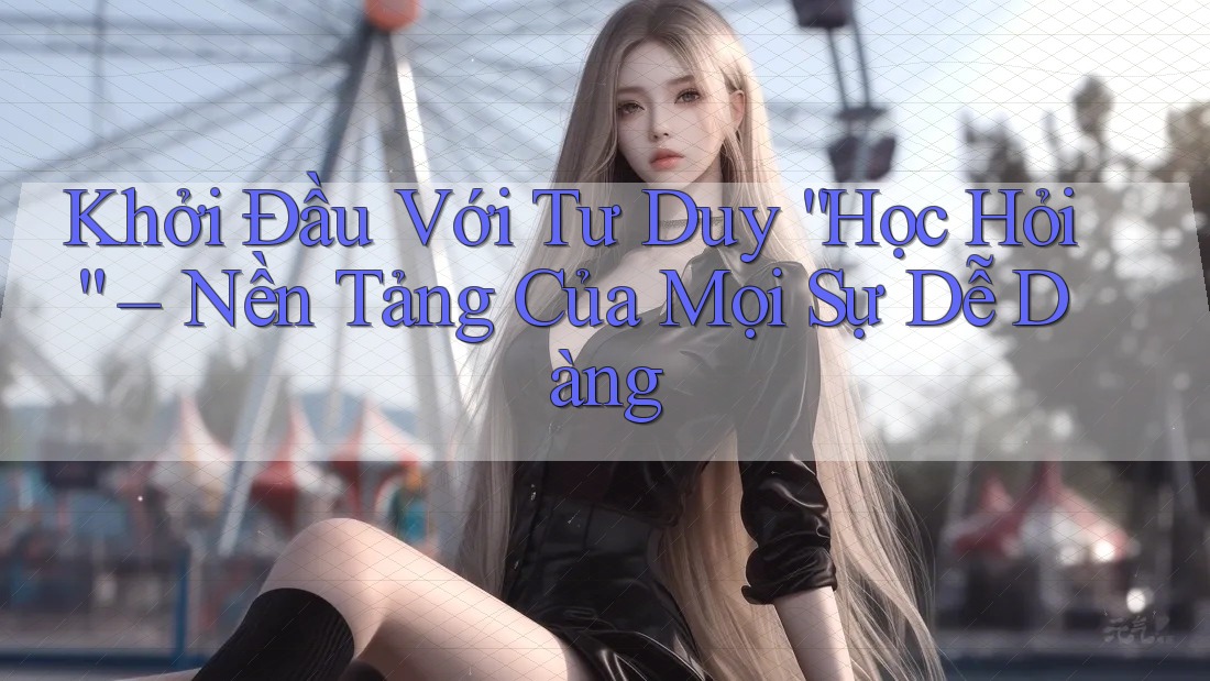 Khởi Đầu Với Tư Duy “Học Hỏi” – Nền Tảng Của Mọi Sự Dễ Dàng