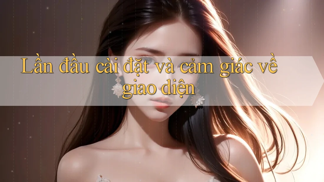 Lần đầu cài đặt và cảm giác về giao diện