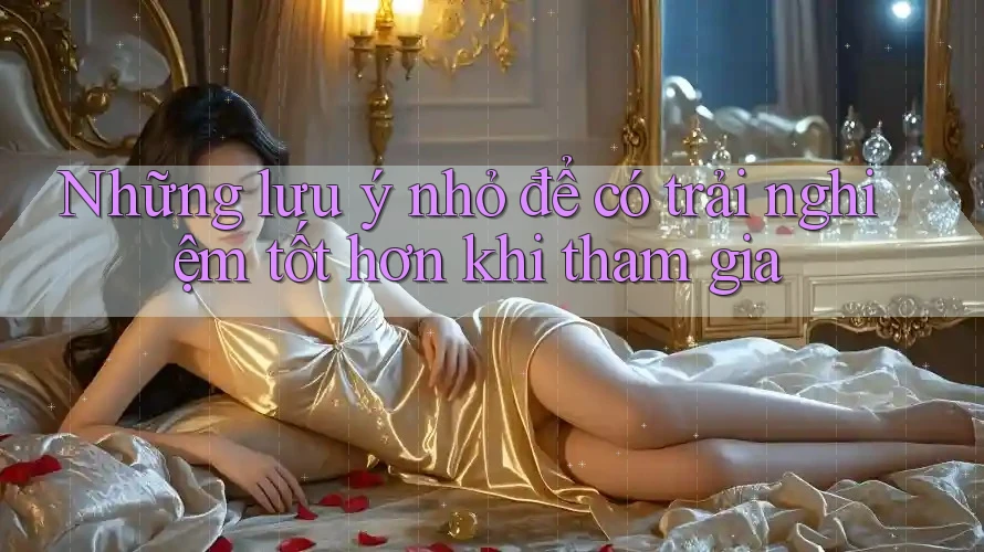 Những lưu ý nhỏ để có trải nghiệm tốt hơn khi tham gia