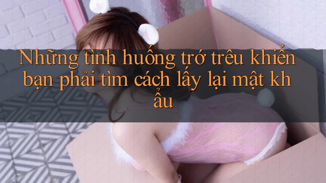 Những tình huống trớ trêu khiến bạn phải tìm cách lấy lại mật khẩu Những tình huống trớ trêu khiến bạn phải tìm cách lấy lại mật khẩu