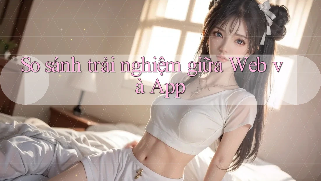 So sánh trải nghiệm giữa Web và App