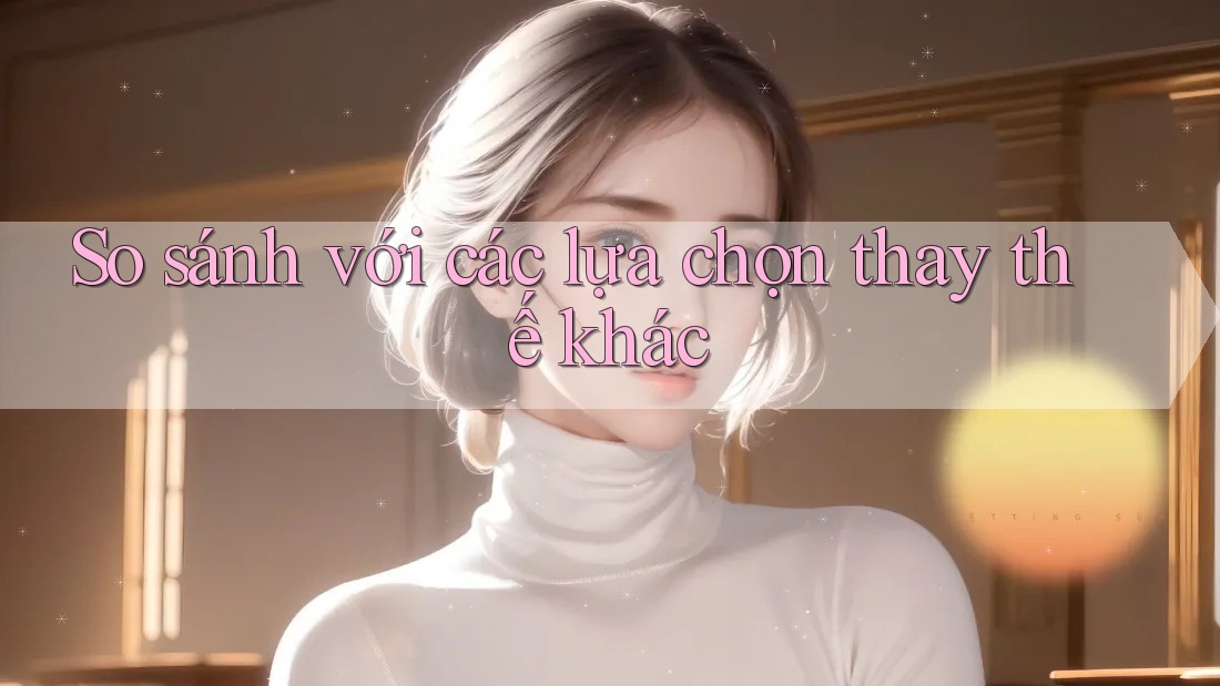 So sánh với các lựa chọn thay thế khác So sánh với các lựa chọn thay thế khác
