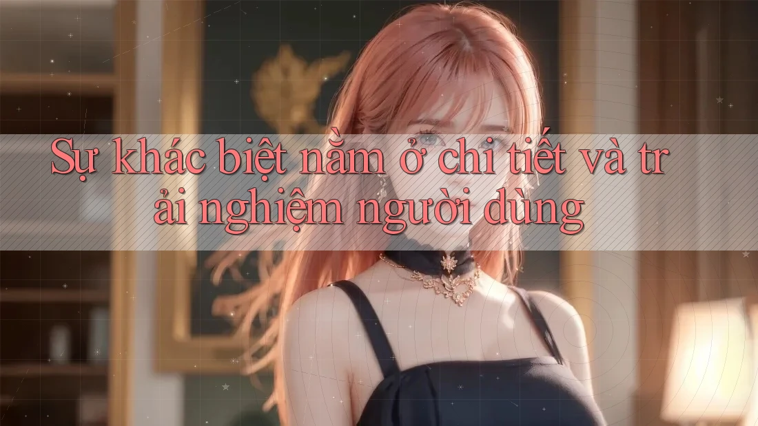 Sự khác biệt nằm ở chi tiết và trải nghiệm người dùng