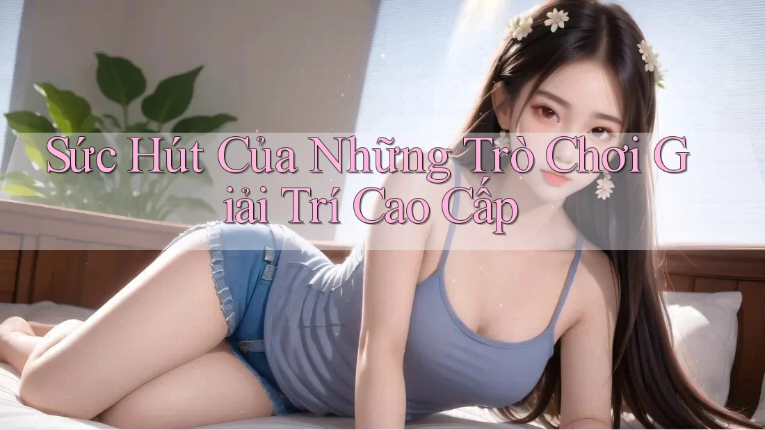 Sức Hút Của Những Trò Chơi Giải Trí Cao Cấp