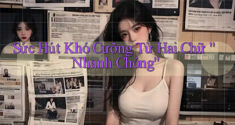 Sức Hút Khó Cưỡng Từ Hai Chữ “Nhanh Chóng” Sức Hút Khó Cưỡng Từ Hai Chữ “Nhanh Chóng”