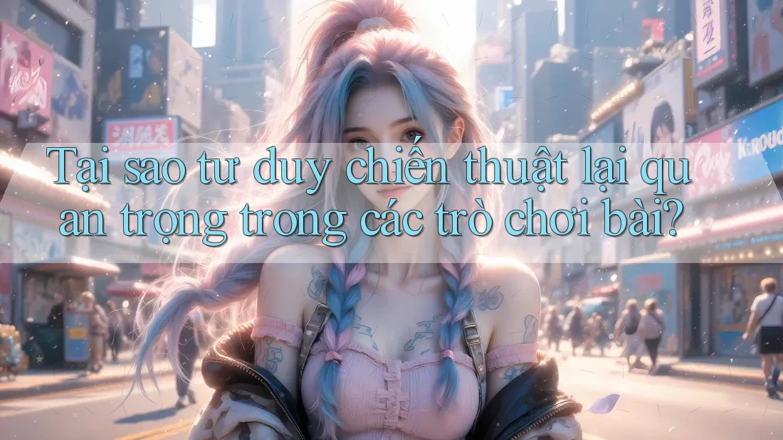Tại sao tư duy chiến thuật lại quan trọng trong các trò chơi bài? Tại sao tư duy chiến thuật lại quan trọng trong các trò chơi bài?