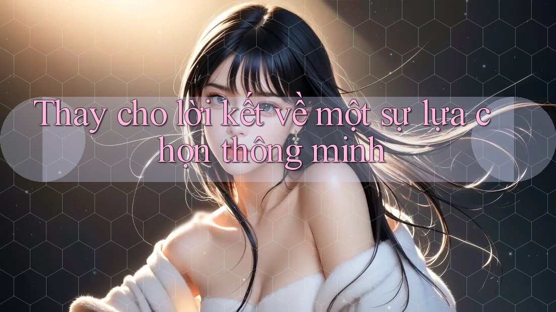 Thay cho lời kết về một sự lựa chọn thông minh Thay cho lời kết về một sự lựa chọn thông minh