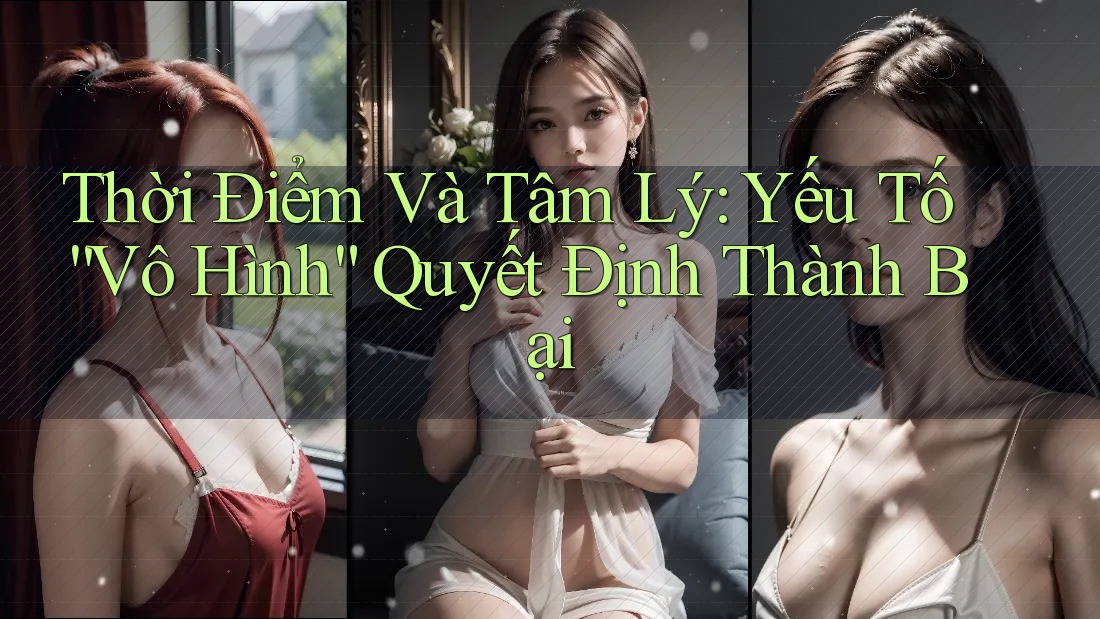 Thời Điểm Và Tâm Lý: Yếu Tố “Vô Hình” Quyết Định Thành Bại