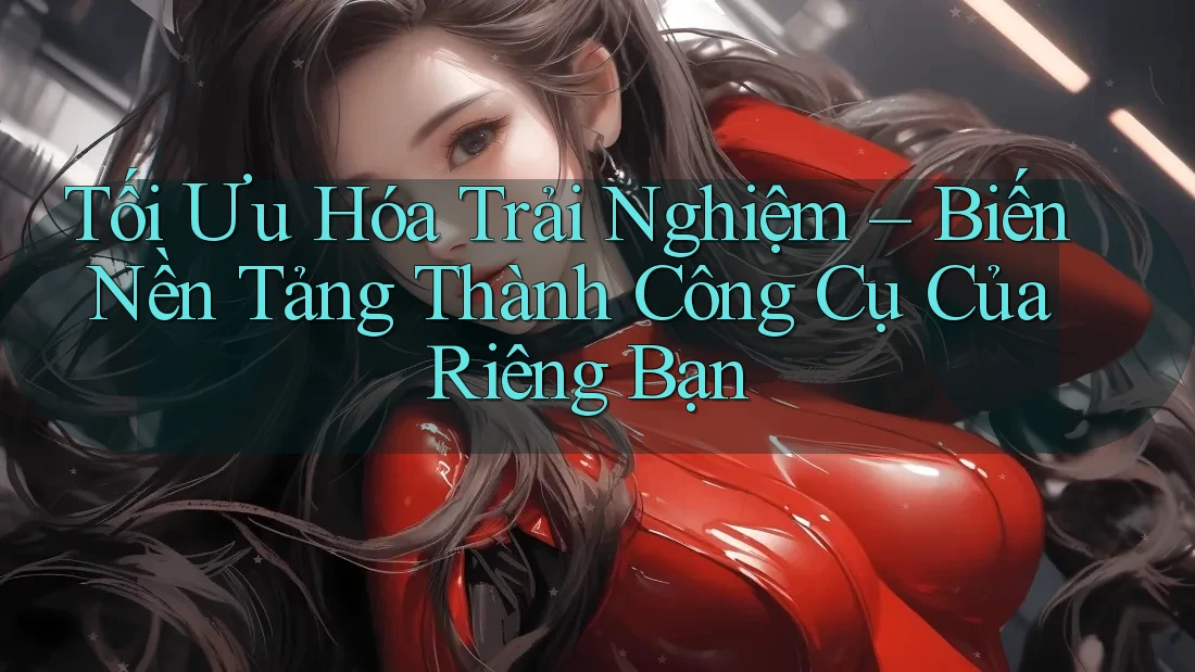Tối Ưu Hóa Trải Nghiệm – Biến Nền Tảng Thành Công Cụ Của Riêng Bạn