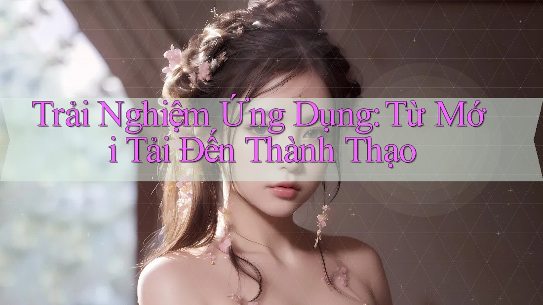 Trải Nghiệm Ứng Dụng: Từ Mới Tải Đến Thành Thạo