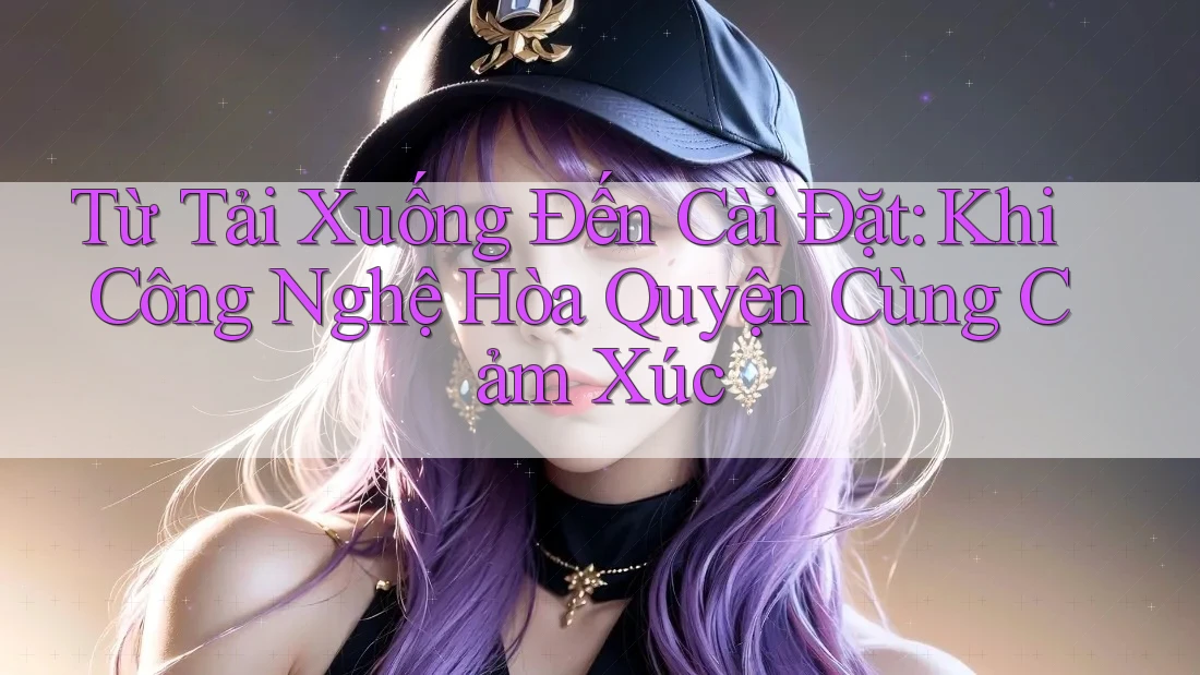 Từ Tải Xuống Đến Cài Đặt: Khi Công Nghệ Hòa Quyện Cùng Cảm Xúc Từ Tải Xuống Đến Cài Đặt: Khi Công Nghệ Hòa Quyện Cùng Cảm Xúc